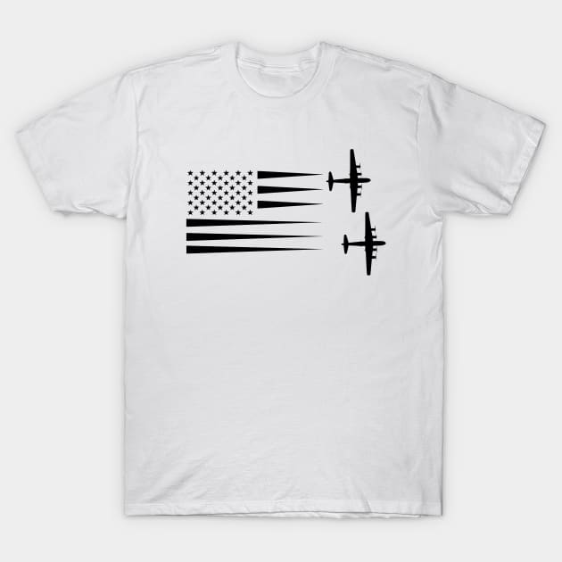 B-29 Super Fortress T-Shirt by Dirty Custard Designs 